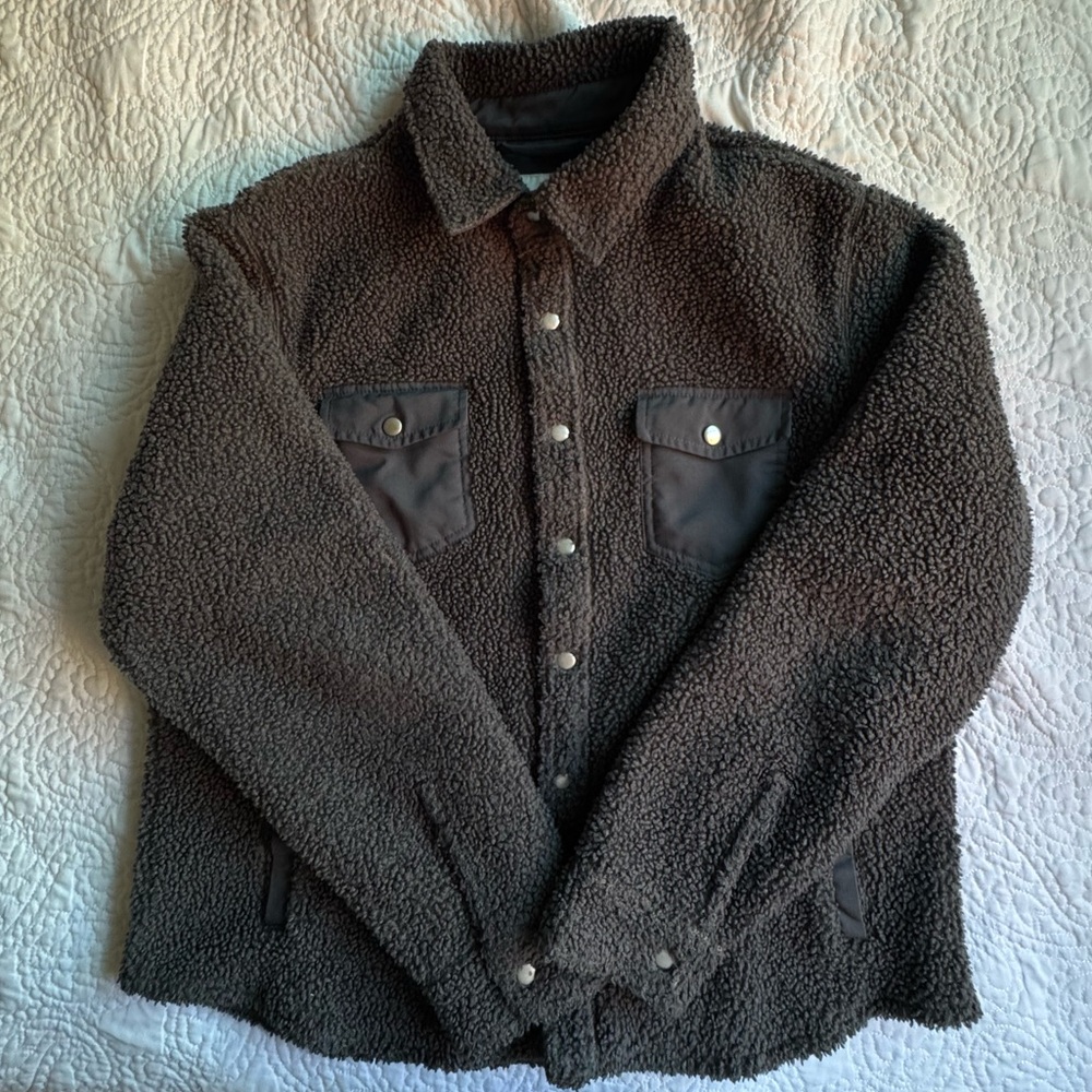 Goodfellow & Co Men's Sherpa Shirt Jacket